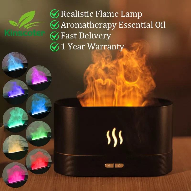 4-n-1 Flame Lamp, Humidifier, Diffuser, & Cool Mister